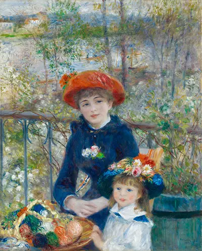 Two Sisters on the Terrace Pierre-Auguste Renoir